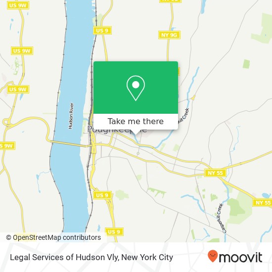 Mapa de Legal Services of Hudson Vly