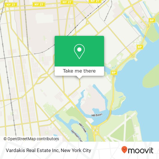 Vardakis Real Estate Inc map