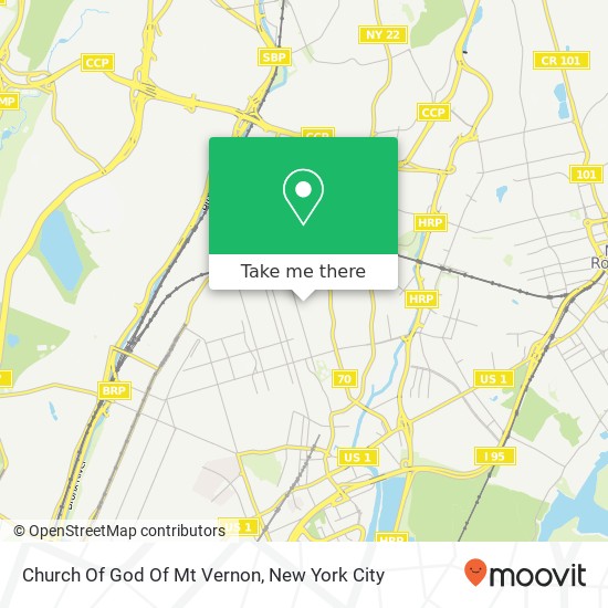 Mapa de Church Of God Of Mt Vernon