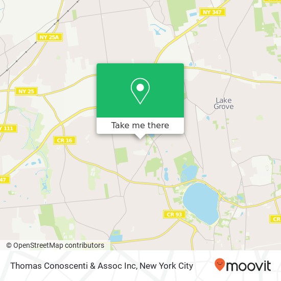 Mapa de Thomas Conoscenti & Assoc Inc