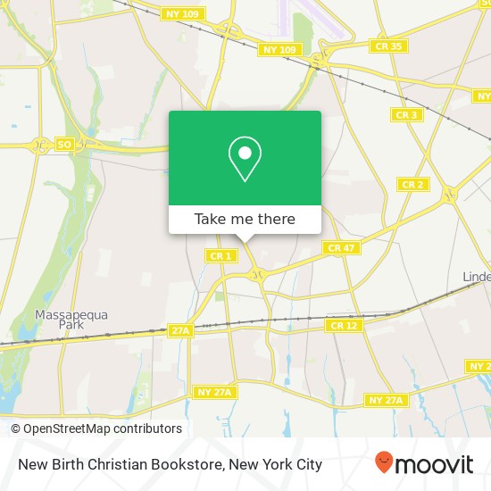 Mapa de New Birth Christian Bookstore