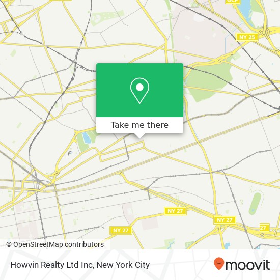 Howvin Realty Ltd Inc map