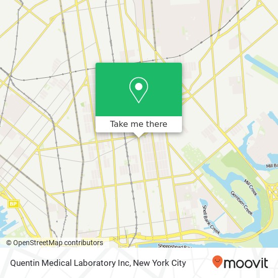 Mapa de Quentin Medical Laboratory Inc