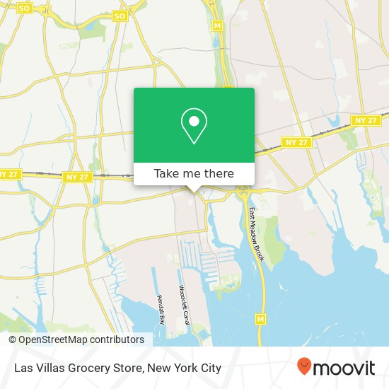 Mapa de Las Villas Grocery Store