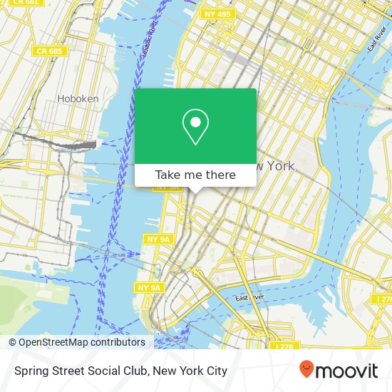 Mapa de Spring Street Social Club
