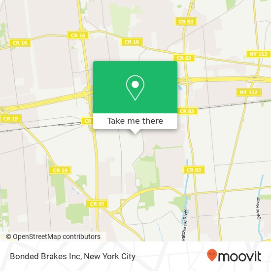 Mapa de Bonded Brakes Inc