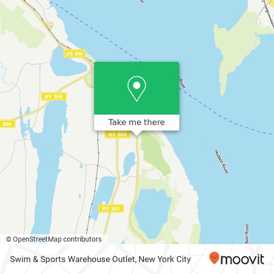 Mapa de Swim & Sports Warehouse Outlet