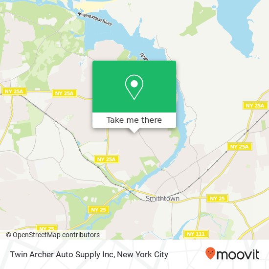 Twin Archer Auto Supply Inc map