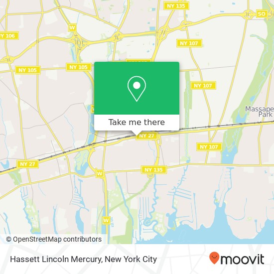 Hassett Lincoln Mercury map