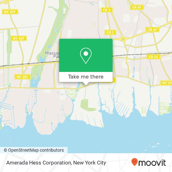 Amerada Hess Corporation map