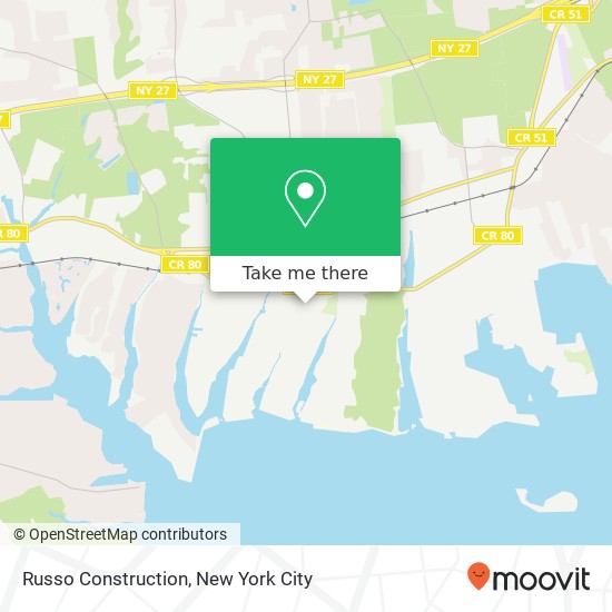 Russo Construction map