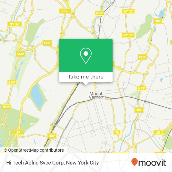Hi Tech Aplnc Svce Corp map