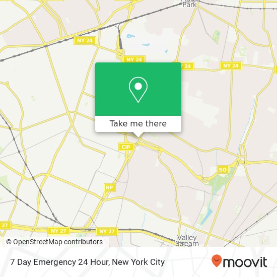 Mapa de 7 Day Emergency 24 Hour