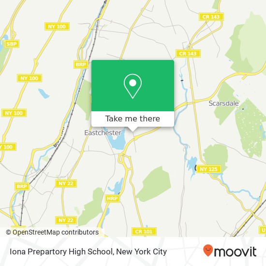 Mapa de Iona Prepartory High School