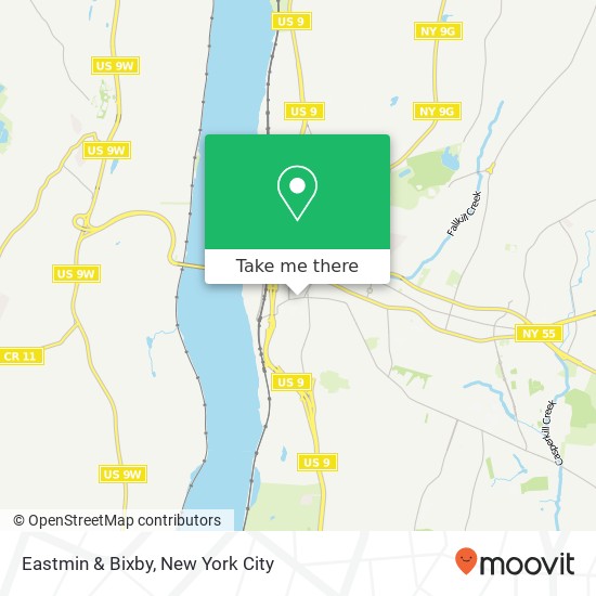 Mapa de Eastmin & Bixby