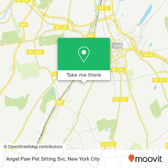 Angel Paw Pet Sitting Svc map