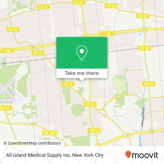 All Island Medical Supply Inc map