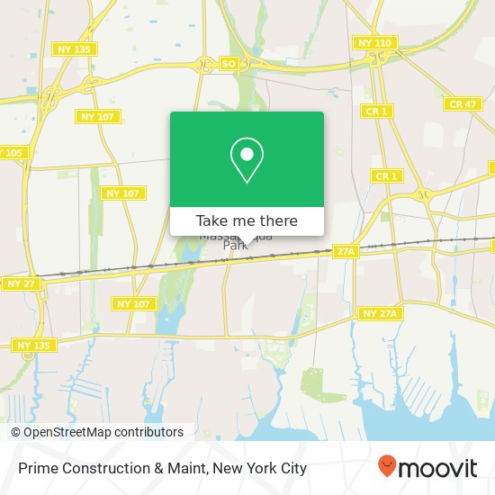 Prime Construction & Maint map