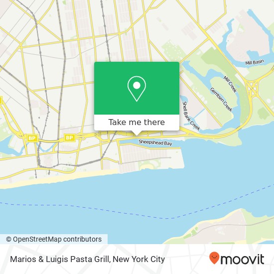 Marios & Luigis Pasta Grill map