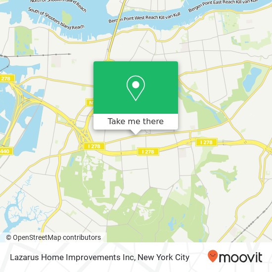 Lazarus Home Improvements Inc map