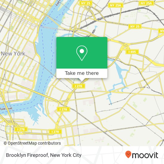 Mapa de Brooklyn Fireproof