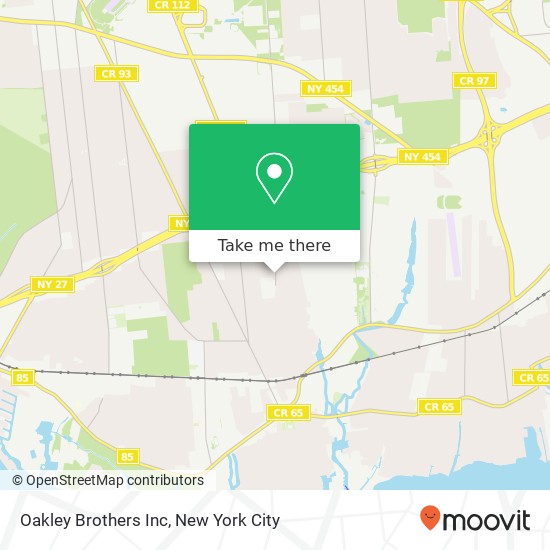 Mapa de Oakley Brothers Inc