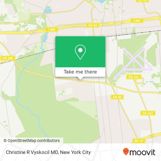 Christine R Vyskocil MD map