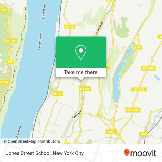 Mapa de Jones Street School