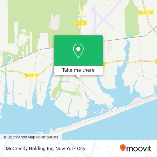 Mapa de McCreedy Holding Inc
