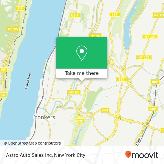 Astro Auto Sales Inc map