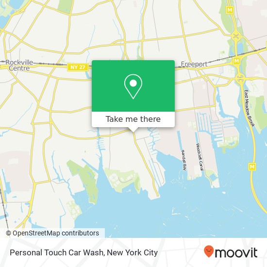 Personal Touch Car Wash map