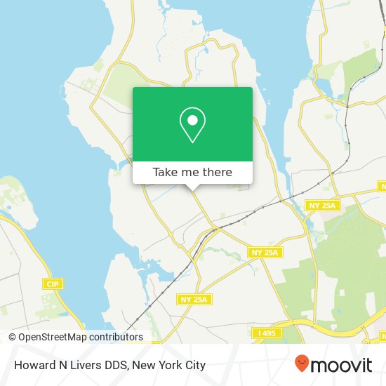Mapa de Howard N Livers DDS