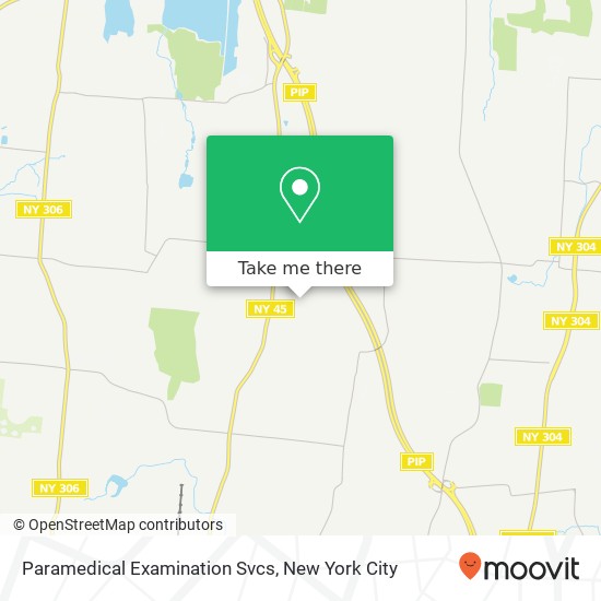 Paramedical Examination Svcs map