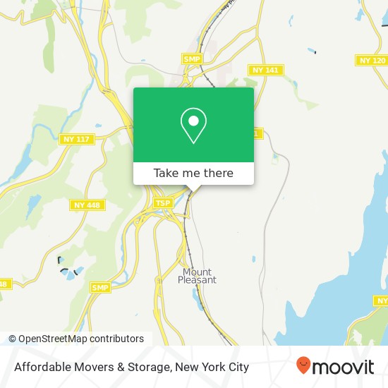 Affordable Movers & Storage map