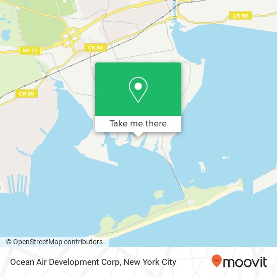 Mapa de Ocean Air Development Corp