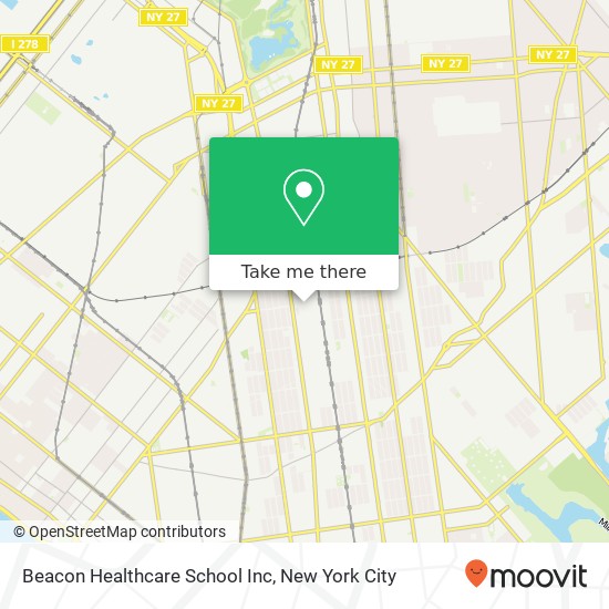 Mapa de Beacon Healthcare School Inc