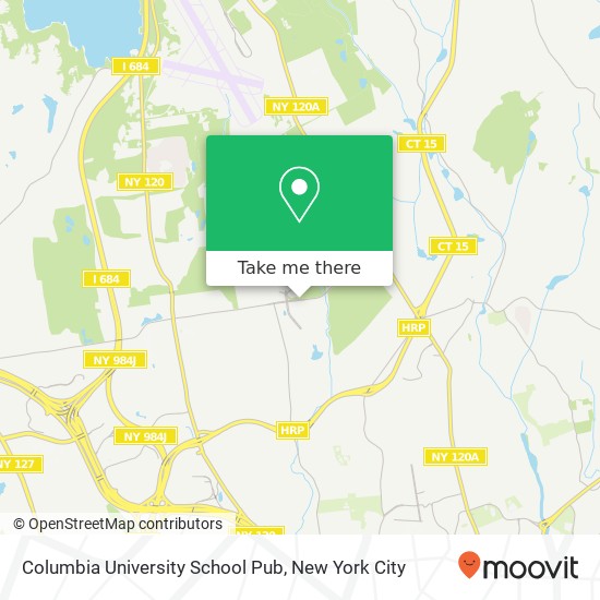 Columbia University School Pub map