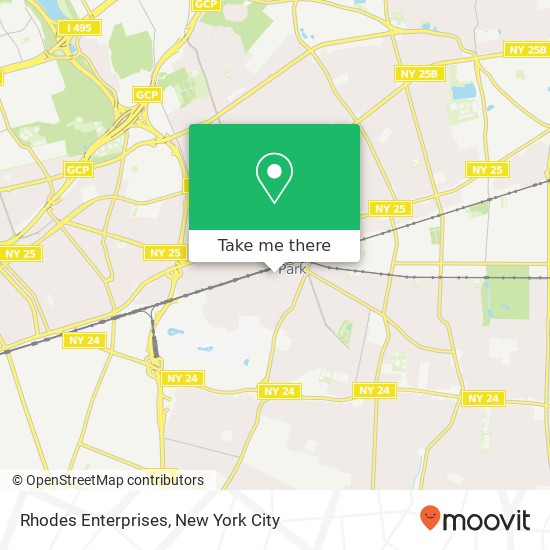 Mapa de Rhodes Enterprises
