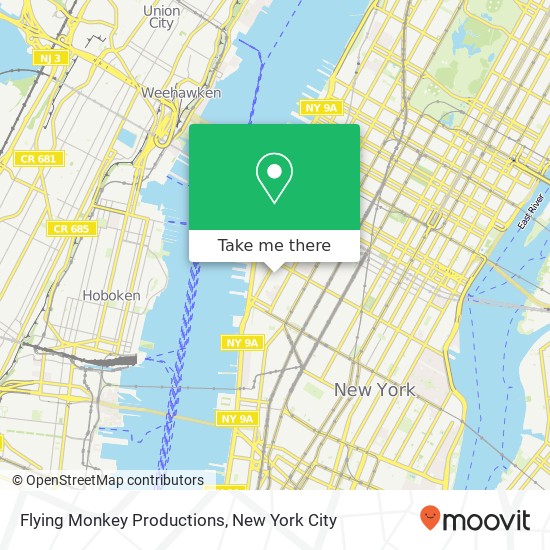 Flying Monkey Productions map