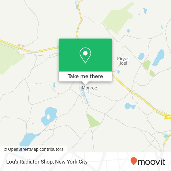 Lou's Radiator Shop map