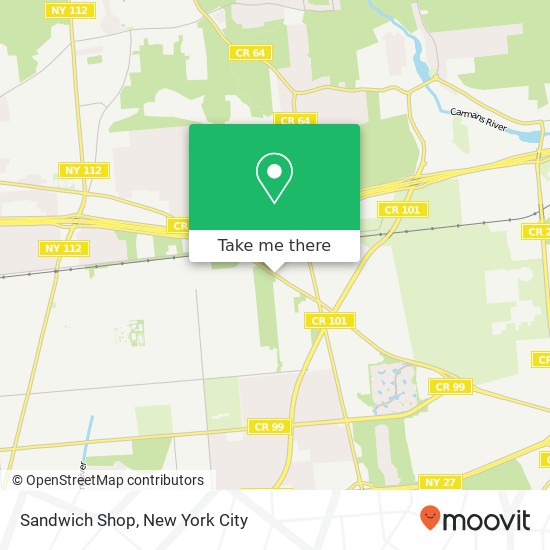 Sandwich Shop map