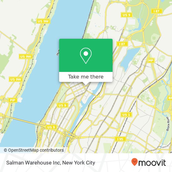 Mapa de Salman Warehouse Inc