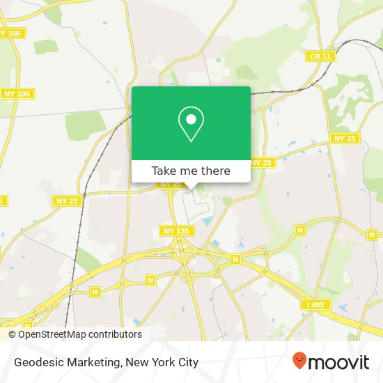 Geodesic Marketing map