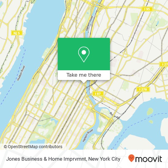 Mapa de Jones Business & Home Imprvmnt