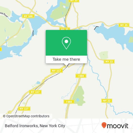 Belford Ironworks map