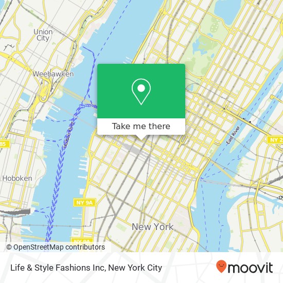 Life & Style Fashions Inc map