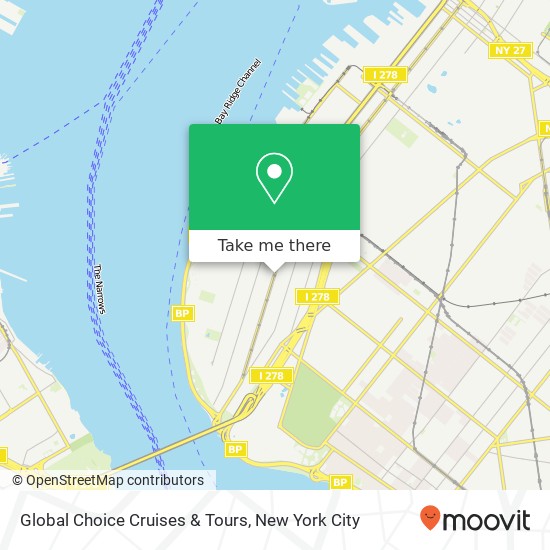 Mapa de Global Choice Cruises & Tours
