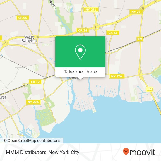MMM Distributors map