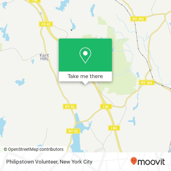 Mapa de Philipstown Volunteer