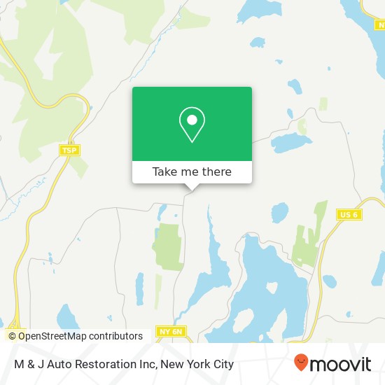 Mapa de M & J Auto Restoration Inc